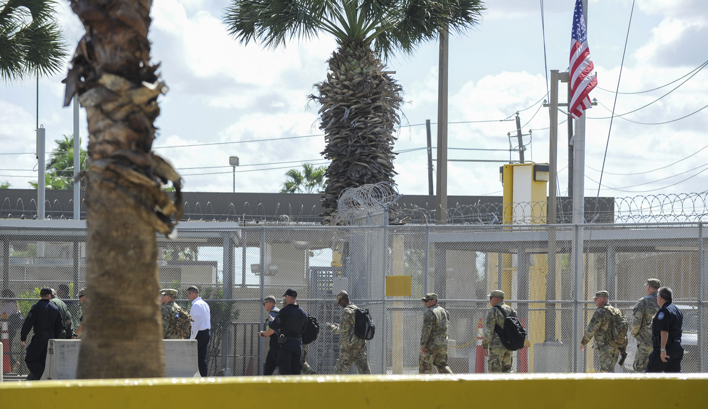 Mexican troops disarmed American soldiers on US side of the border