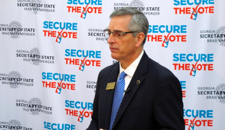 Georgia heading toward recount with slim margin between Biden and Trump