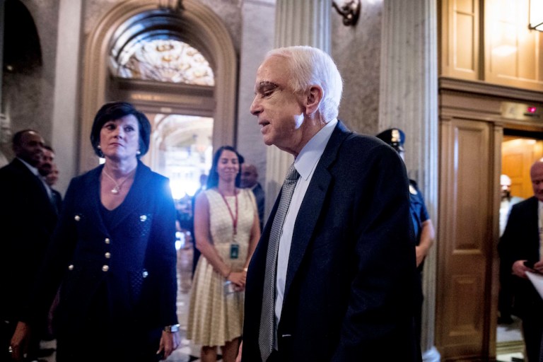 Pence Breaks Tie to Advance Health Bill in Senate