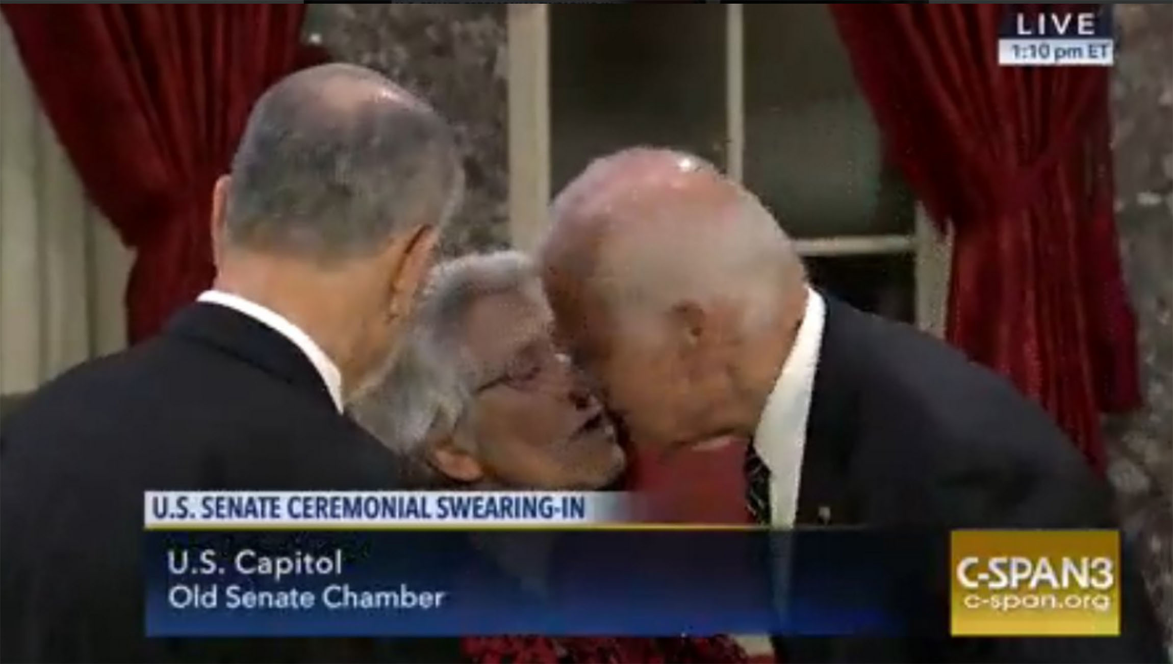 Oof: Reporters mistake senator’s wife for his mother
