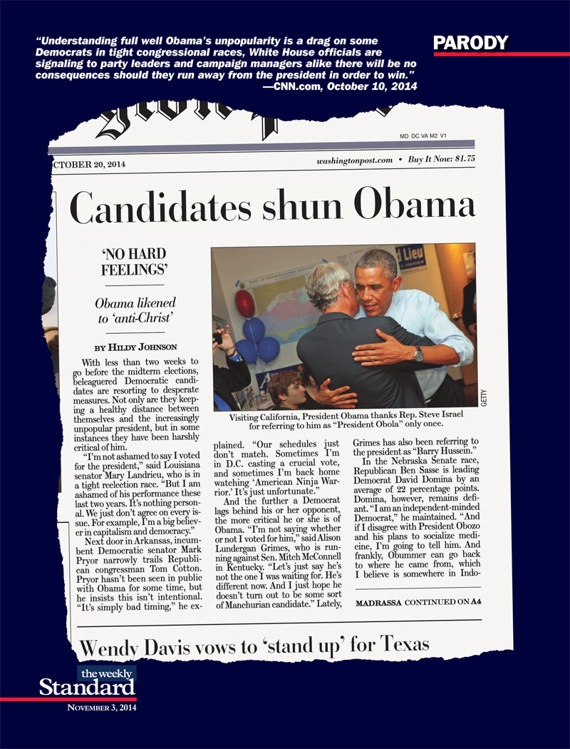 Don’t Blame Me, I Voted for the Other Guy