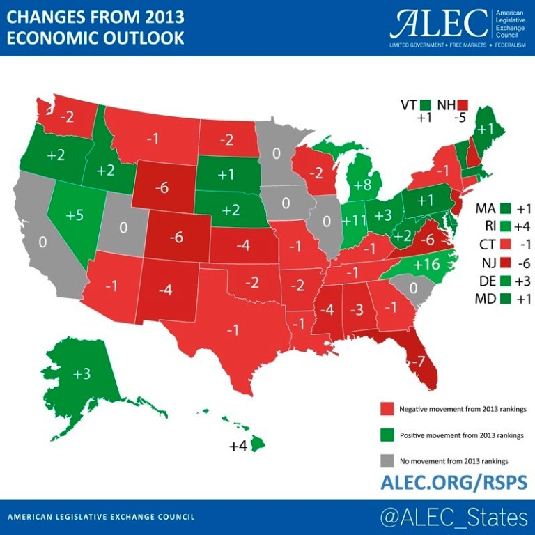 State economy showdown: Rick Perry, Scott Walker, Mike Pence vs. Chris Christie