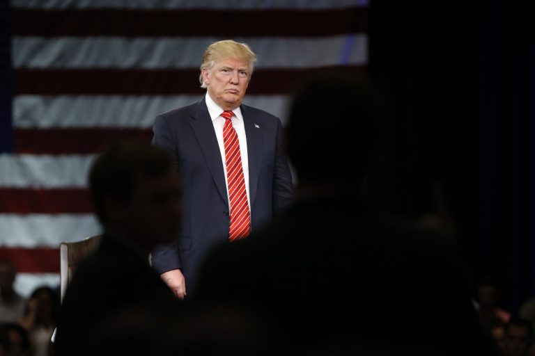 A new Reuters poll found Donald Trump has soared from 40 percent last Friday to 49 percent on Super Tuesday. (AP Photo/Gerald Herbert)