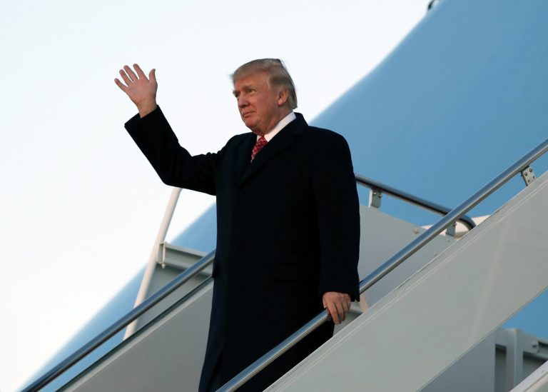 President Trump on Tuesday criticized President Obama for making a 'terrible decision' to release prisoners at Guantanamo Bay, Cuba. (AP Photo/Alex Brandon)