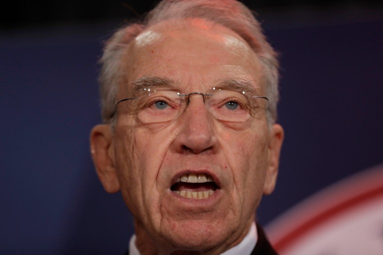Grassley told the president of the AFL-CIO to 
