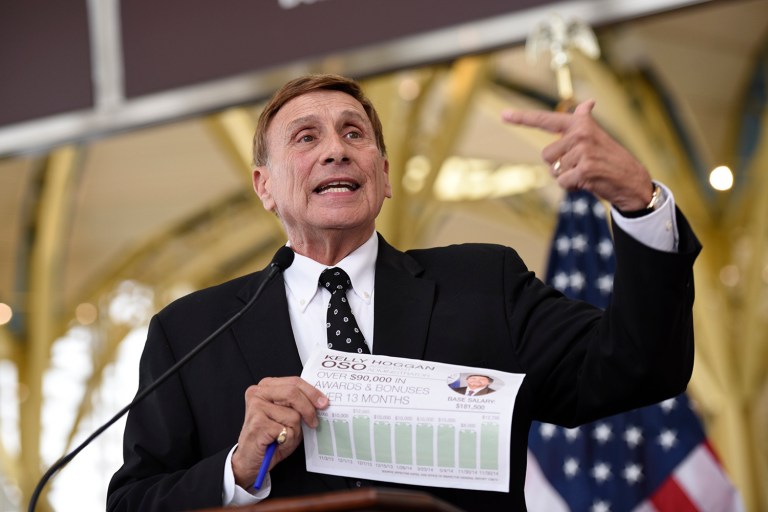 House Transportation and Infrastructure Committee member Rep. John Mica, R-Fla., gave an unofficial certificate of appreciation to the new Washington, D.C. Metro general manager because he 