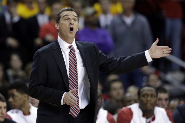 Patrick Semansky/AP
Maryland coach Mark Turgeon was struggling to find answers as the Terps fell to Boston College 69-58 on Tuesday.