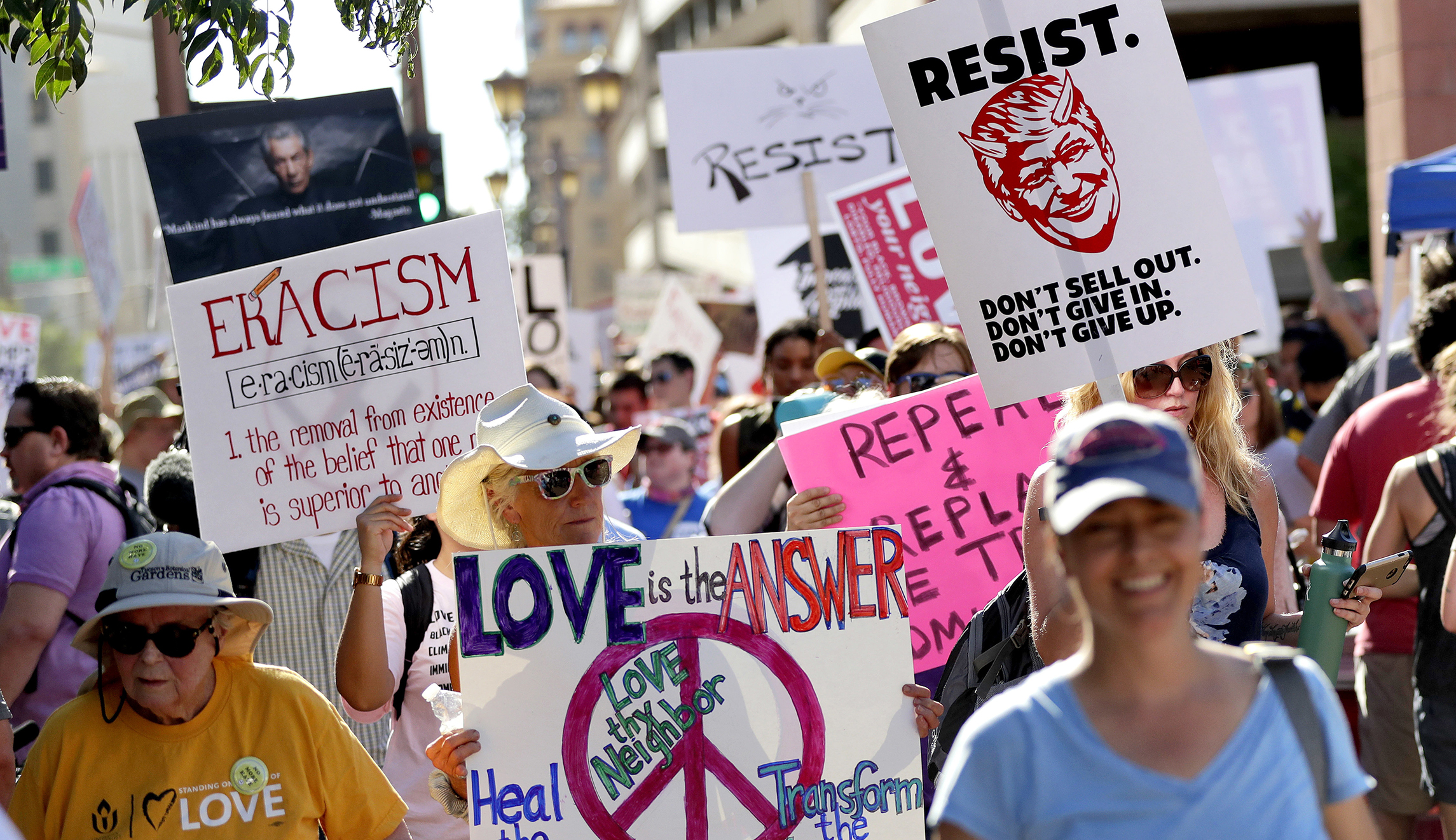 Anti-Trump fervor could help Democrats overcome internal divisions