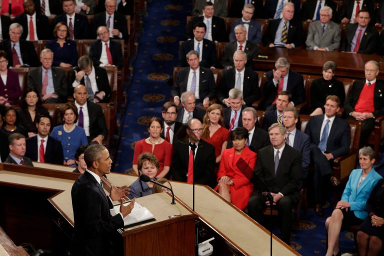The press' handling of Tuesday's speech differs slightly from previous years, when coverage of the annual event merited little more than yawns and skepticism. (AP Photo/J. Scott Applewhite)