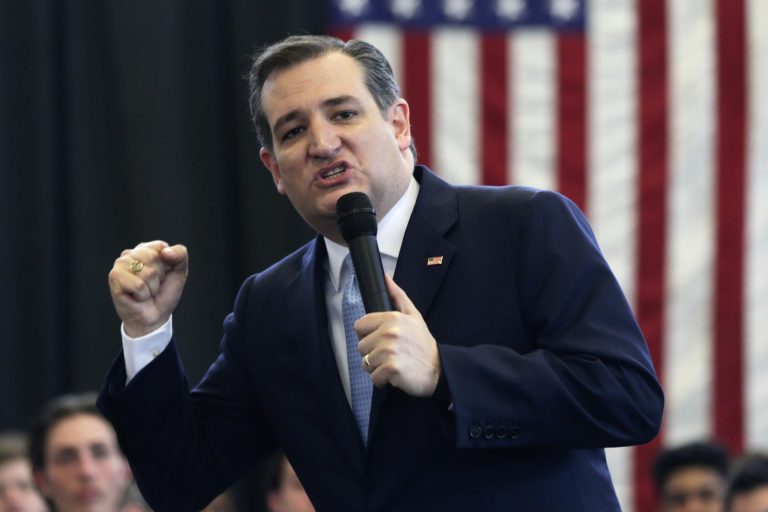 Cruz continued his run, picking up 12 delegates to add to the nine he had already won in Colorado. (AP Photo/Mike Groll)