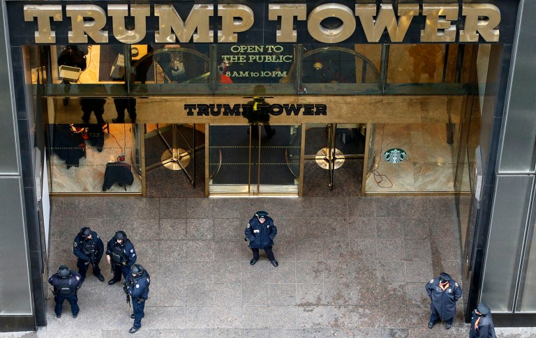 For nearly the entire week since he became president-elect, Donald Trump has been holed up in Trump Tower, his gilded New York skyscraper. (AP Photo/Kathy Willens)