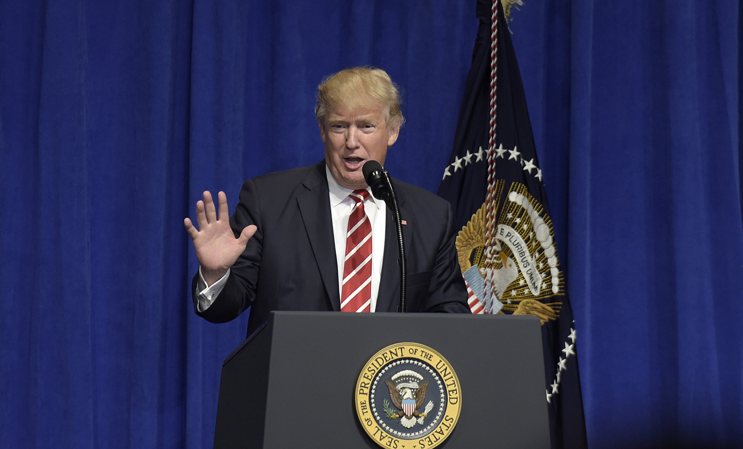 Trump promises funding, equipment for troops at CENTCOM