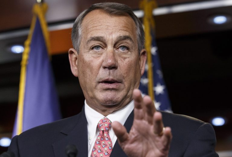 House Speaker John Boehner said fractured House Republicans would 
