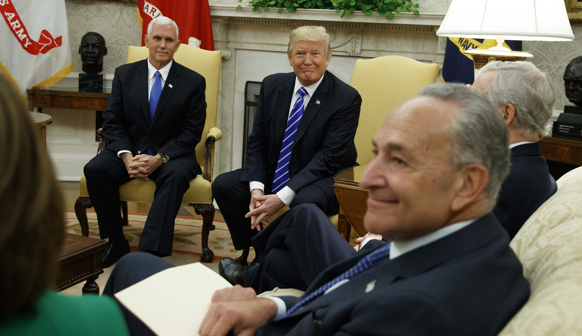 Democrats ready more demands after surprise win with Trump