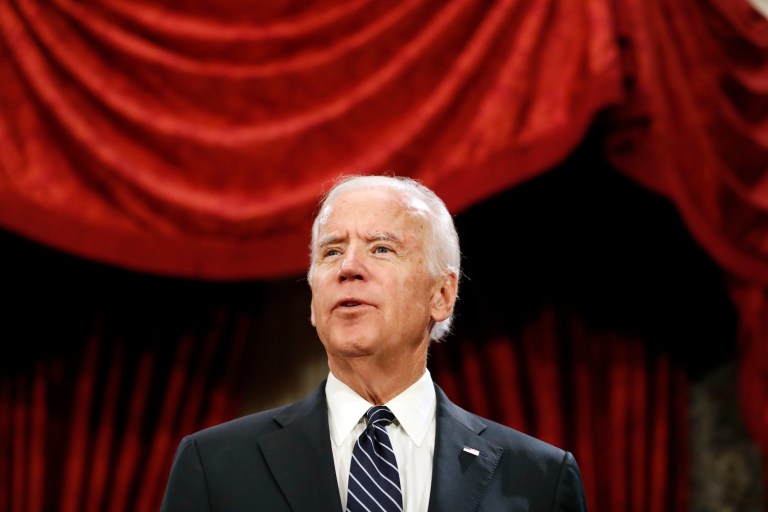 The vice president graduated from the University of Delaware in 1965. (AP Photo/Alex Brandon)