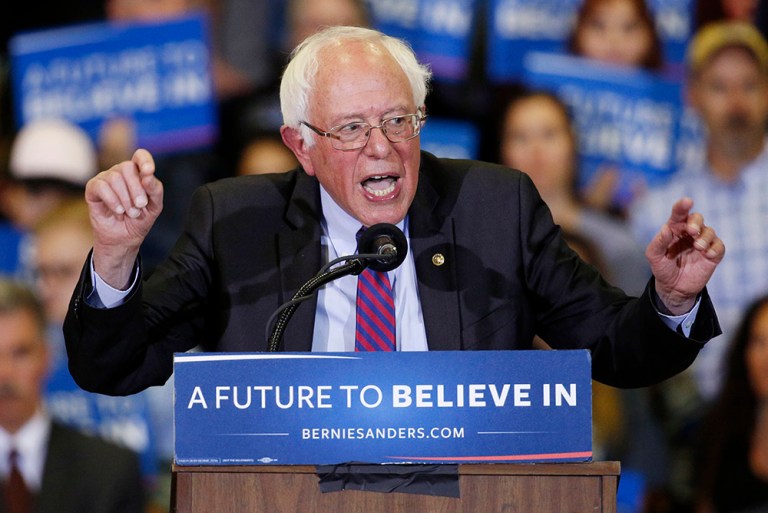 Bernie Sanders won the Utah caucus on Tuesday, trouncing Hillary Clinton in the predominantly white, Midwestern caucus state. (AP Photo/John Locher)