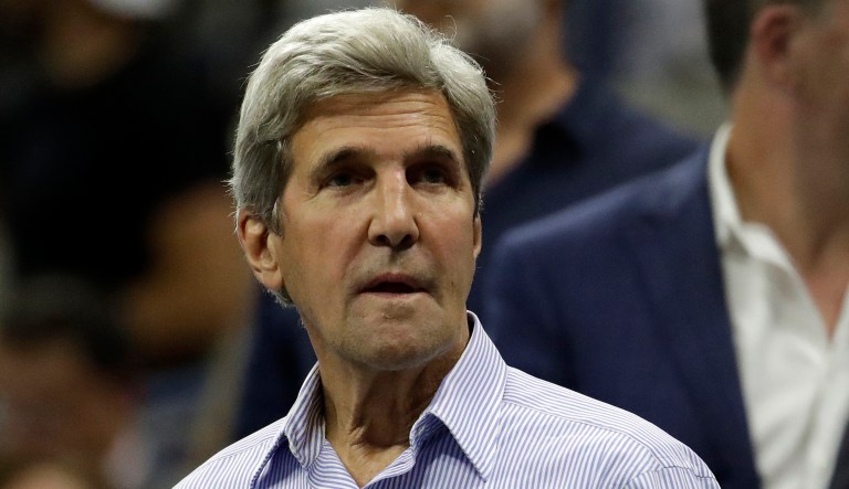 Former Secretary of State John Kerry said Wednesday he doesn't 
