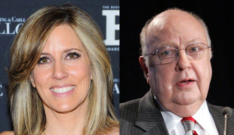 Alisyn Camerota and Roger Ailes are seen.