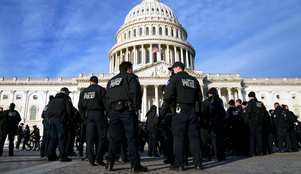 Capitol Police officer suspended after weapon discharges inside break room