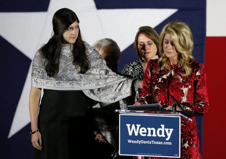 Although polls consistently showed Wendy Davis losing by more than 10 points, she actually ended up losing by just over 20. (AP Photo)