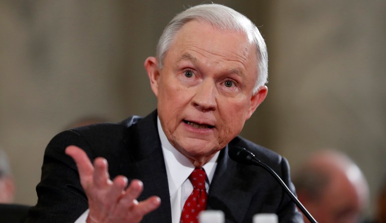 Instead of Sessions, Deputy Attorney General Rod Rosenstein will appear before the House and Senate spending panels on Tuesday. (AP Photo/Alex Brandon)