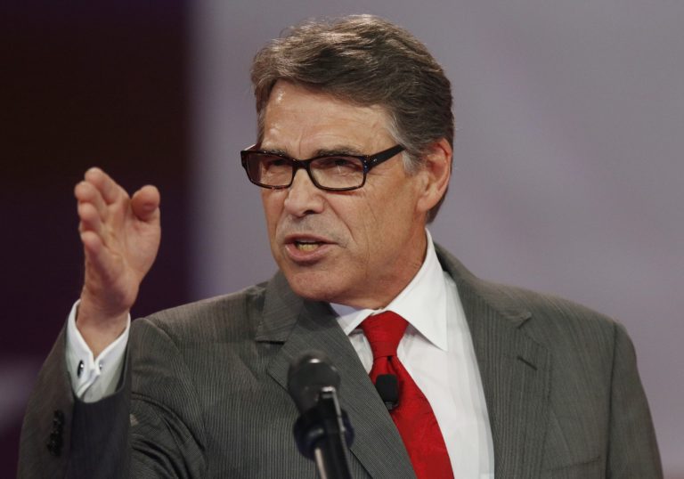The latest news comes about a month after the Rick Perry campaign announced that it would no longer be paying his staff nationwide. (AP Photo)Â 