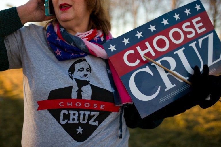 Texas Sen. Ted Cruz won Iowa, but Donald Trump's supporters did turn out in force in the state's rural west. (AP Photo)