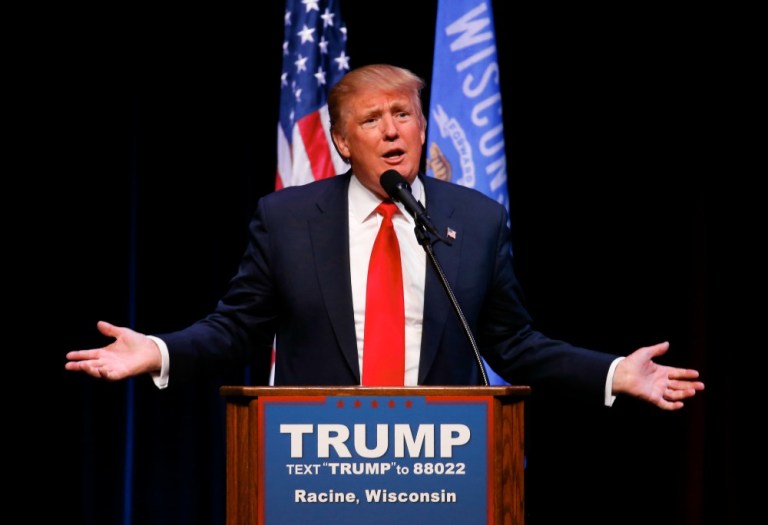Donald Trump's penchant for insulting his opponents also seems to be taking a toll on his image among most voters. (AP Photo)