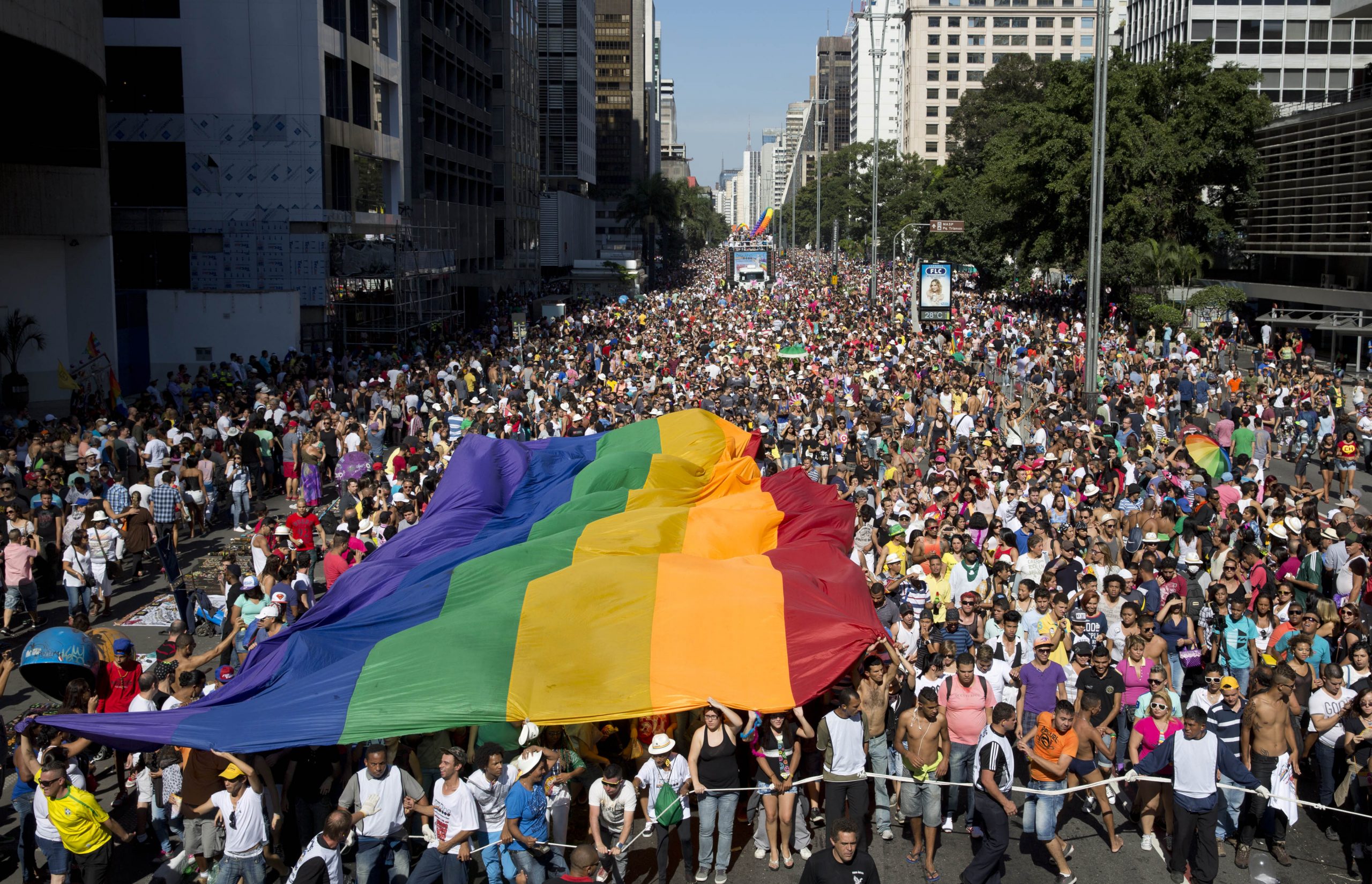 Brazil activists honor gay pride, call for laws