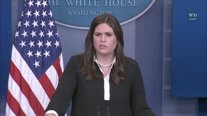 "He's been very clear that when he gets attacked, he's going to hit back," Sanders said. (Image courtesy screenshot)