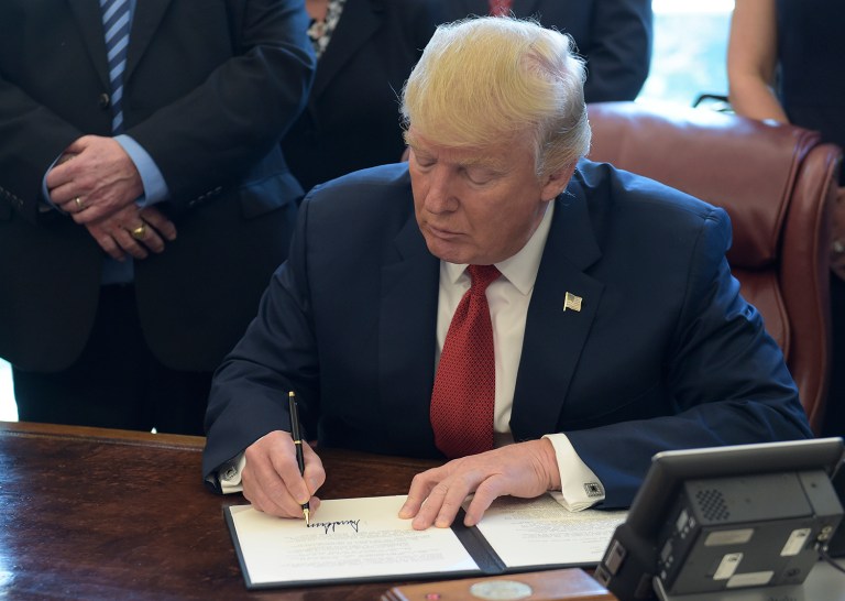 President Trump selected seven governors he will appoint to the Council of Governors. (AP Photo/Susan Walsh)