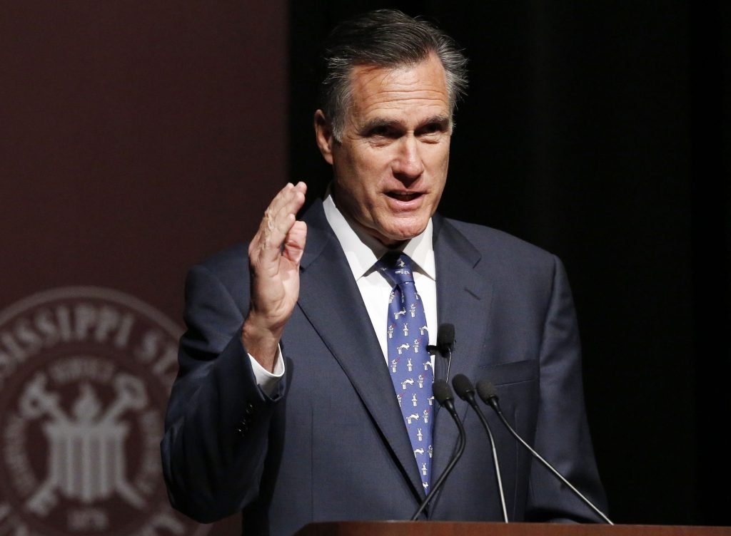 Mitt Romney called top VP pick in 2016