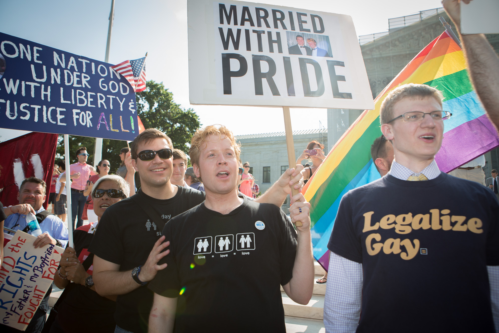 Poll: Americans agree with Supreme Court on gay marriage, not voting rights