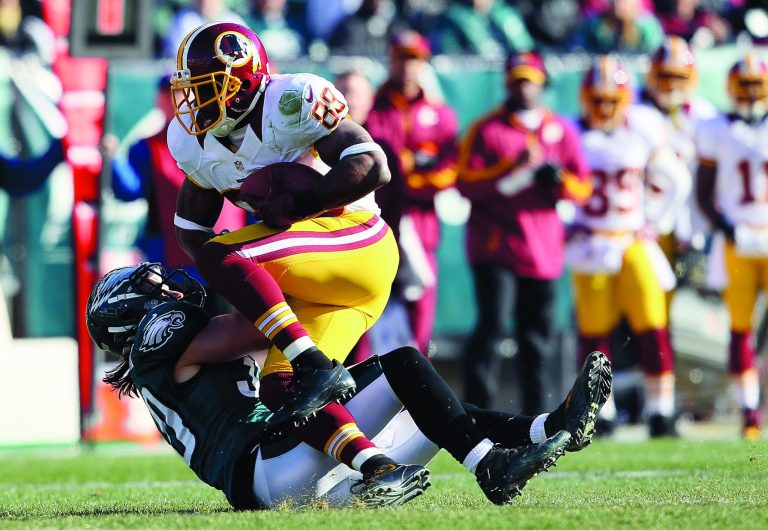 Alex Trautwig/Getty Images
Wideout Pierre Garcon has caught 33 passes for 434 yards and three touchdowns during the Redskins' six-game winning streak.