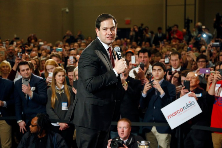 This makes it the eighth consecutive year Rubio appears at the annual conference of conservative activists. (AP Photo/Jim Mone)