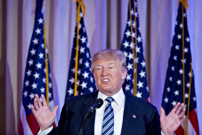Donald Trump remains adamant that he never claimed George W. Bush 