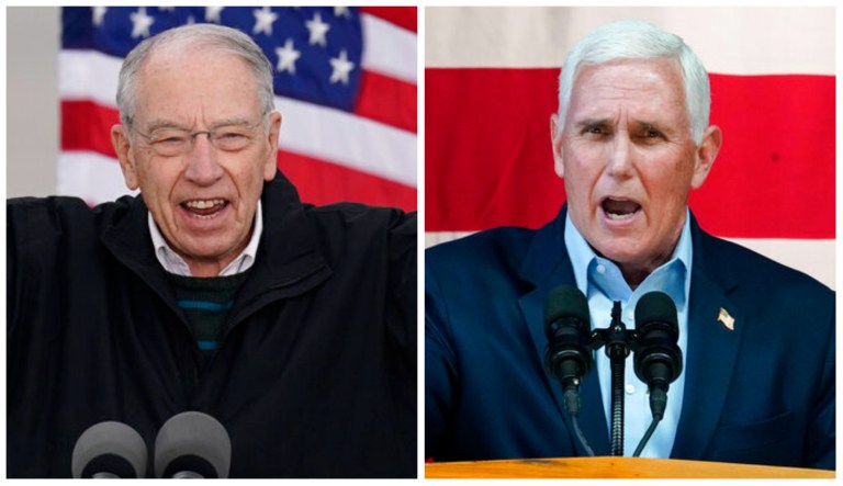Chuck Grassley and Mike Pence