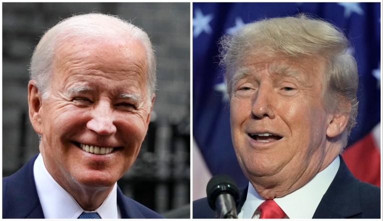 President Joe Biden and former President Donald Trump.