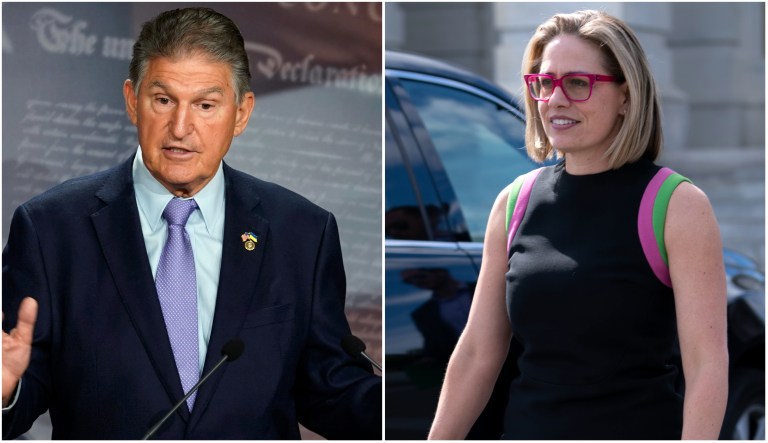 Sens. Joe Manchin (D-WV) and Kyrsten Sinema (D-AZ)