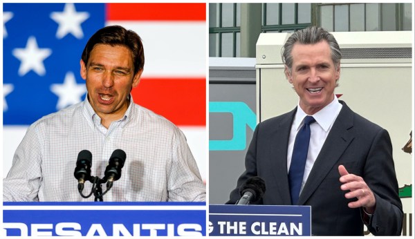 Even Gavin Newsom’s wife saw Ron DeSantis was winning the debate