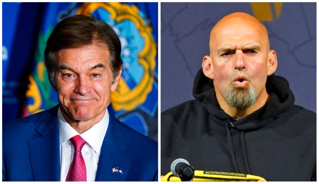 Fetterman decries Oz and Mastriano as ‘power couple’ threatening abortion rights
