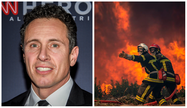 After his firing from CNN, Chris Cuomo mulled a blue collar career as a fire fighter.
