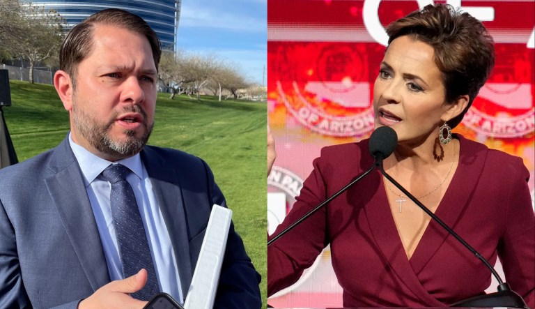Kari Lake escalates attacks on Gallego as Senate speculation mounts