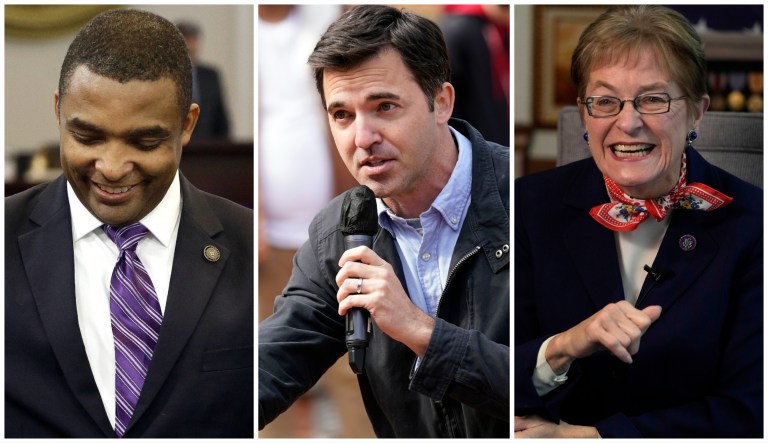 Reps. Don Davis (D-NC), Jeff Jackson (D-NC), and Marcy Kaptur (D-OH)