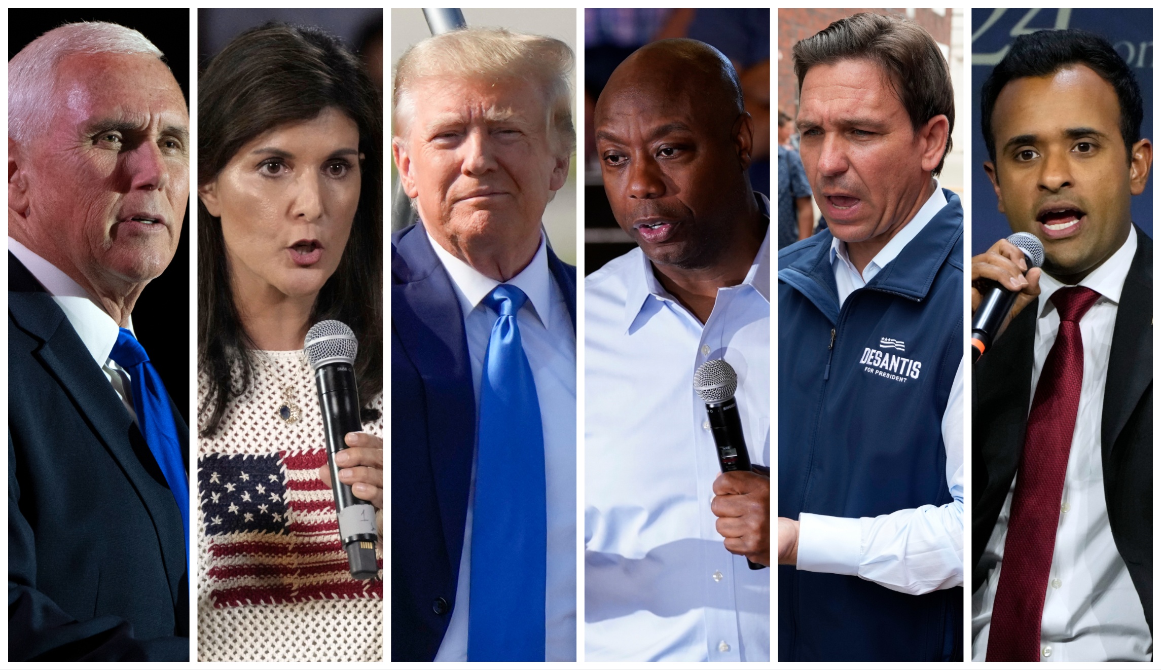 Republican candidates test how far they can go in criticizing Trump