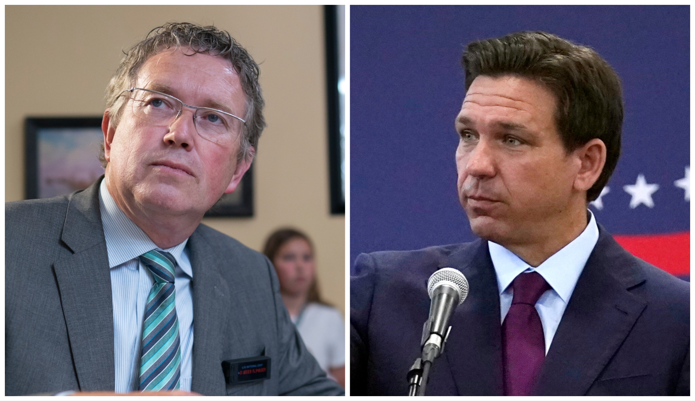 Massie quips about way to shake up the 2024 GOP primaries: ‘Indict DeSantis quick’