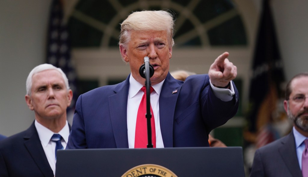 ‘I don’t take responsibility at all’: Trump pushes back on complaints about coronavirus testing