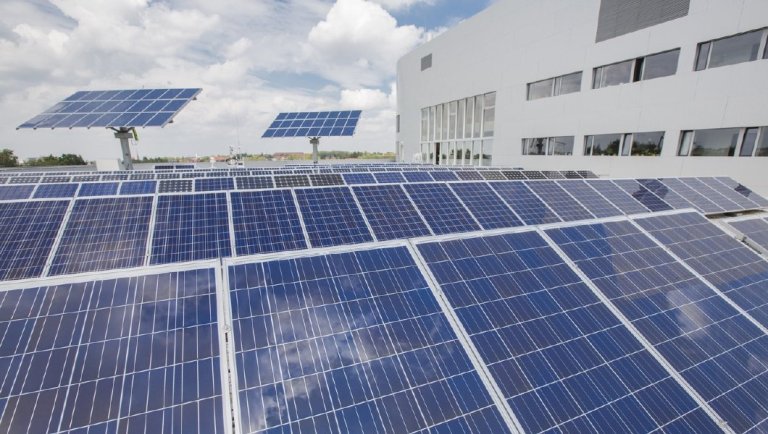 President Trump approved tariffs on solar panels last month based on a trade commission recommendation made in response, in part, to a petition by the U.S. subsidiary of the German company SolarWorld. (Martin Leissl/Bloomberg)