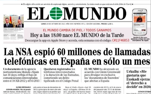 Report: US monitored 60 million calls in Spain