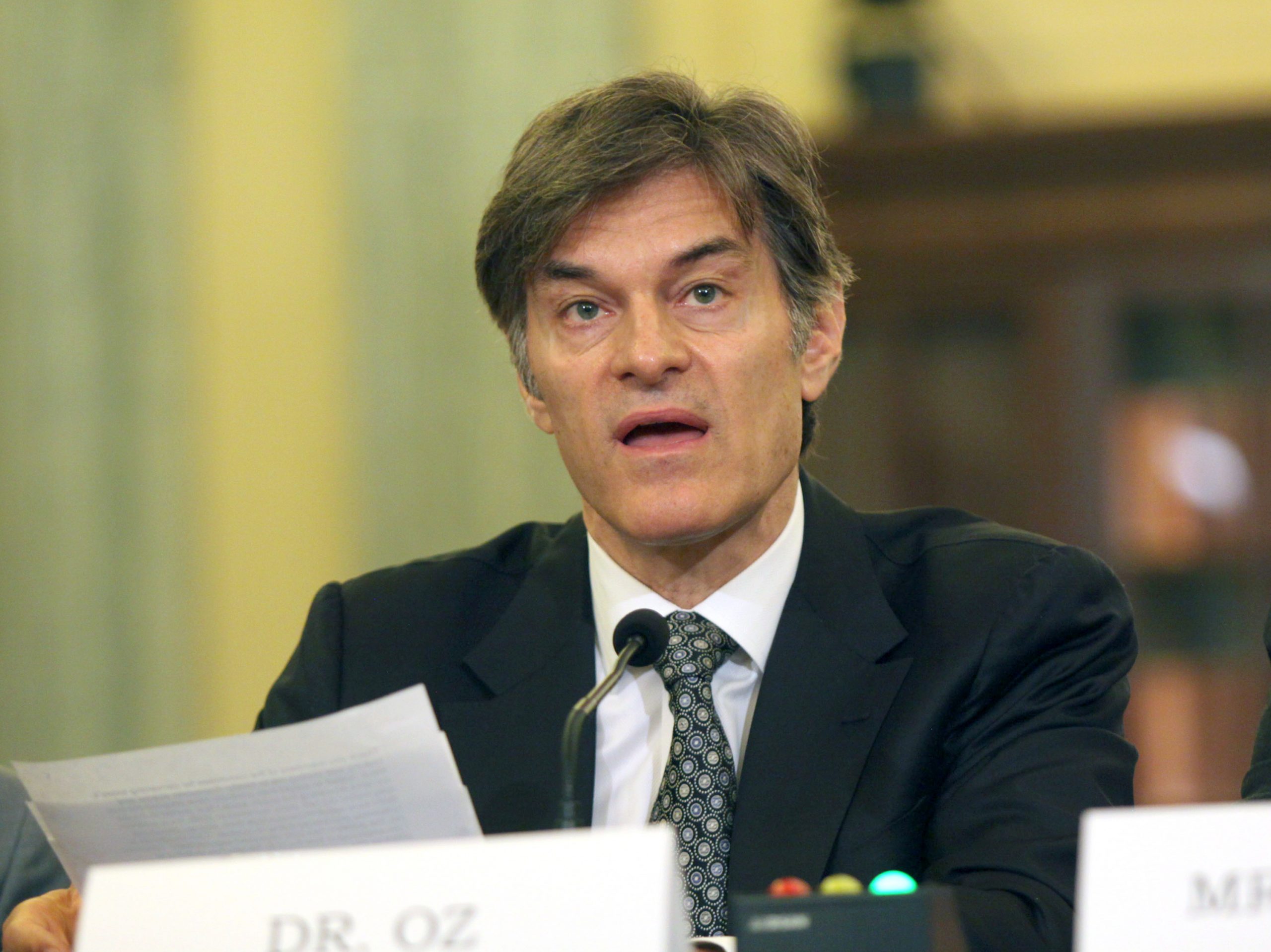 Dr. Oz talks heroin on Capitol Hill